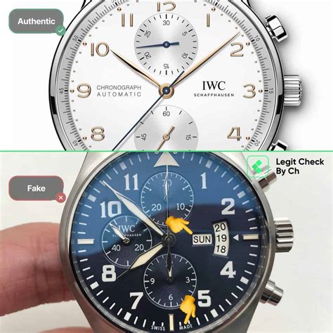 how to spot fake iwc portofino|is iwc genuine.